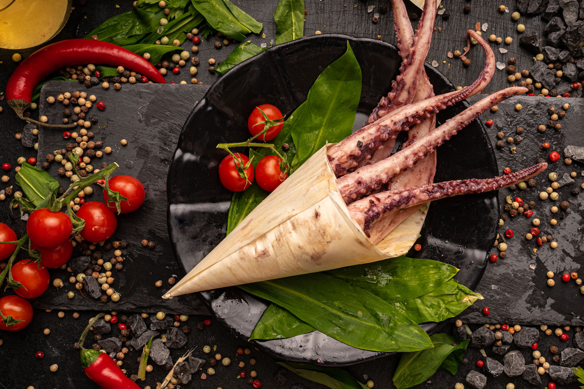 Tentacule calamar prefierte fresh