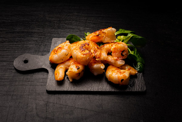 creveti-grill Meniu George's Fisheries