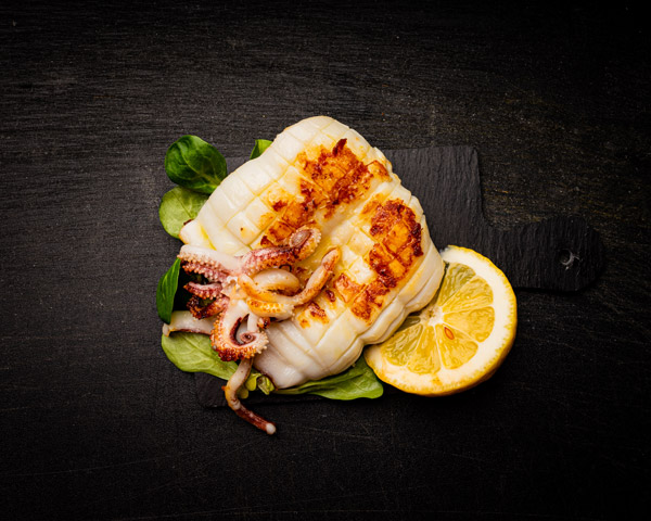 Calamari grill Meniu George's Fisheries
